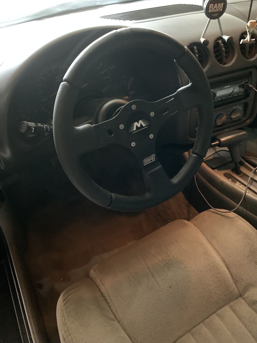 Customer photo review of Motion Raceworks Edition MPI Race Steering Wheel All Black MPI-DRG-R513-BLK