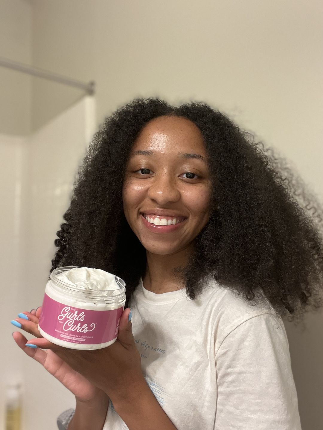 Customer photo review of Moisturizing Leave-In Conditioner