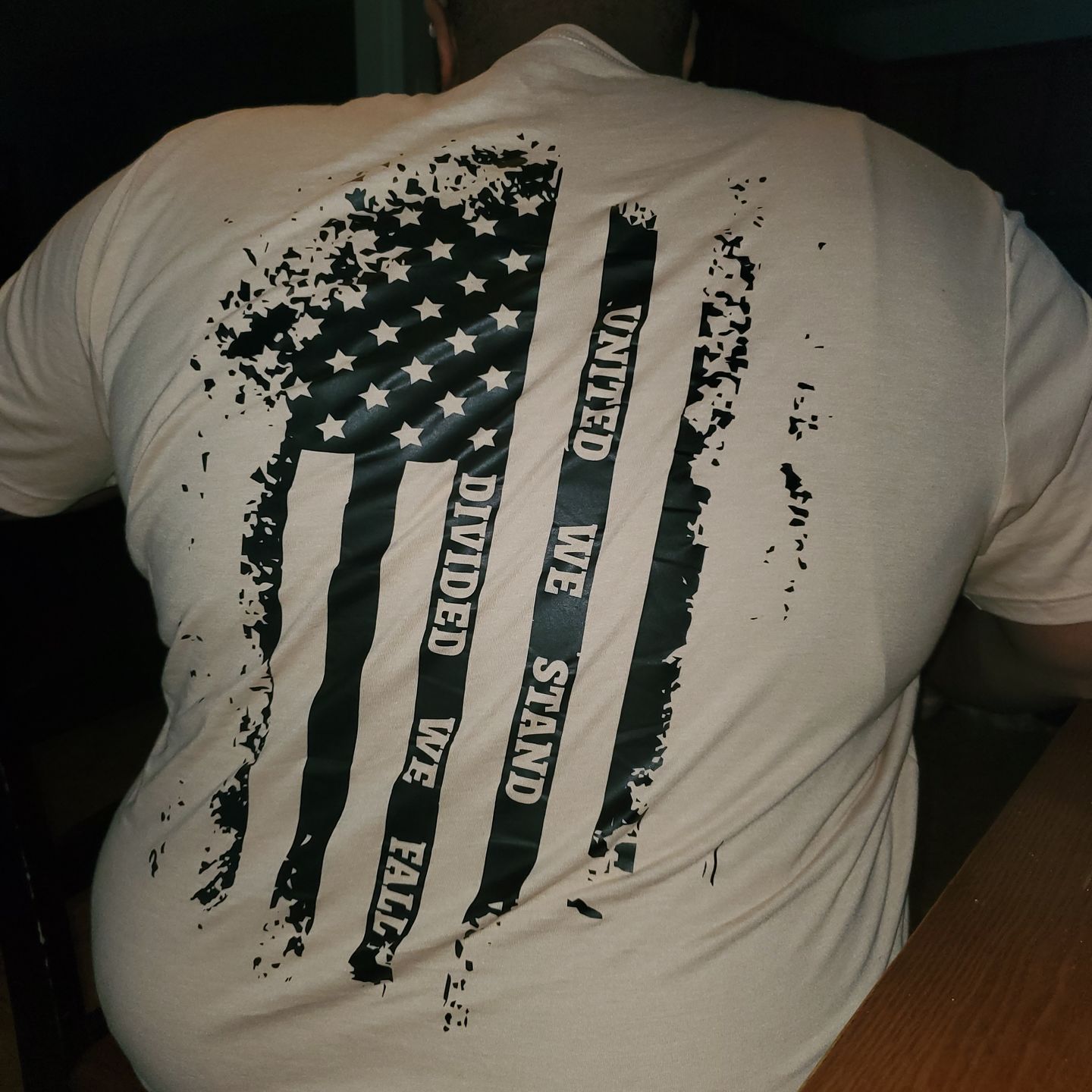 Customer photo review of United We Stand Tee