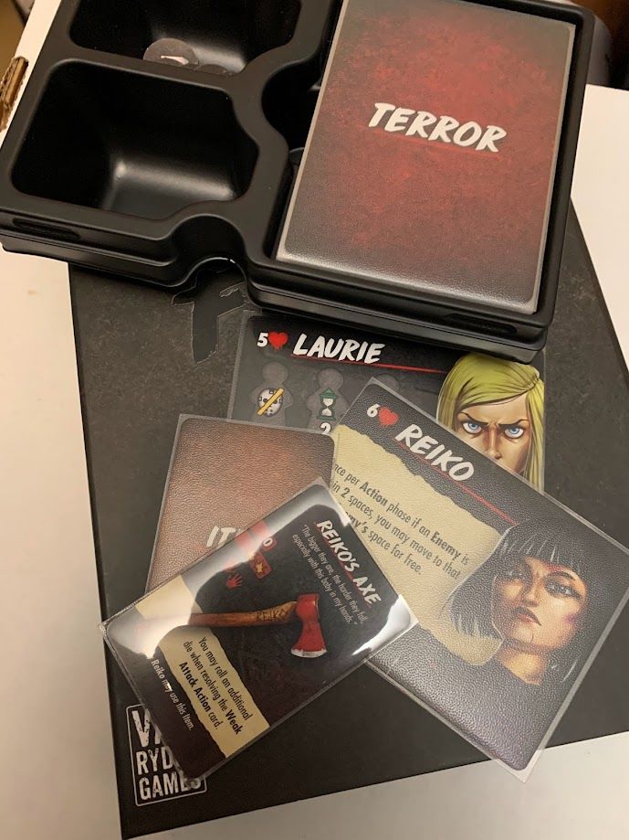 Customer photo review of Final Girl (Series 1 and 2) Card Sleeve Kit