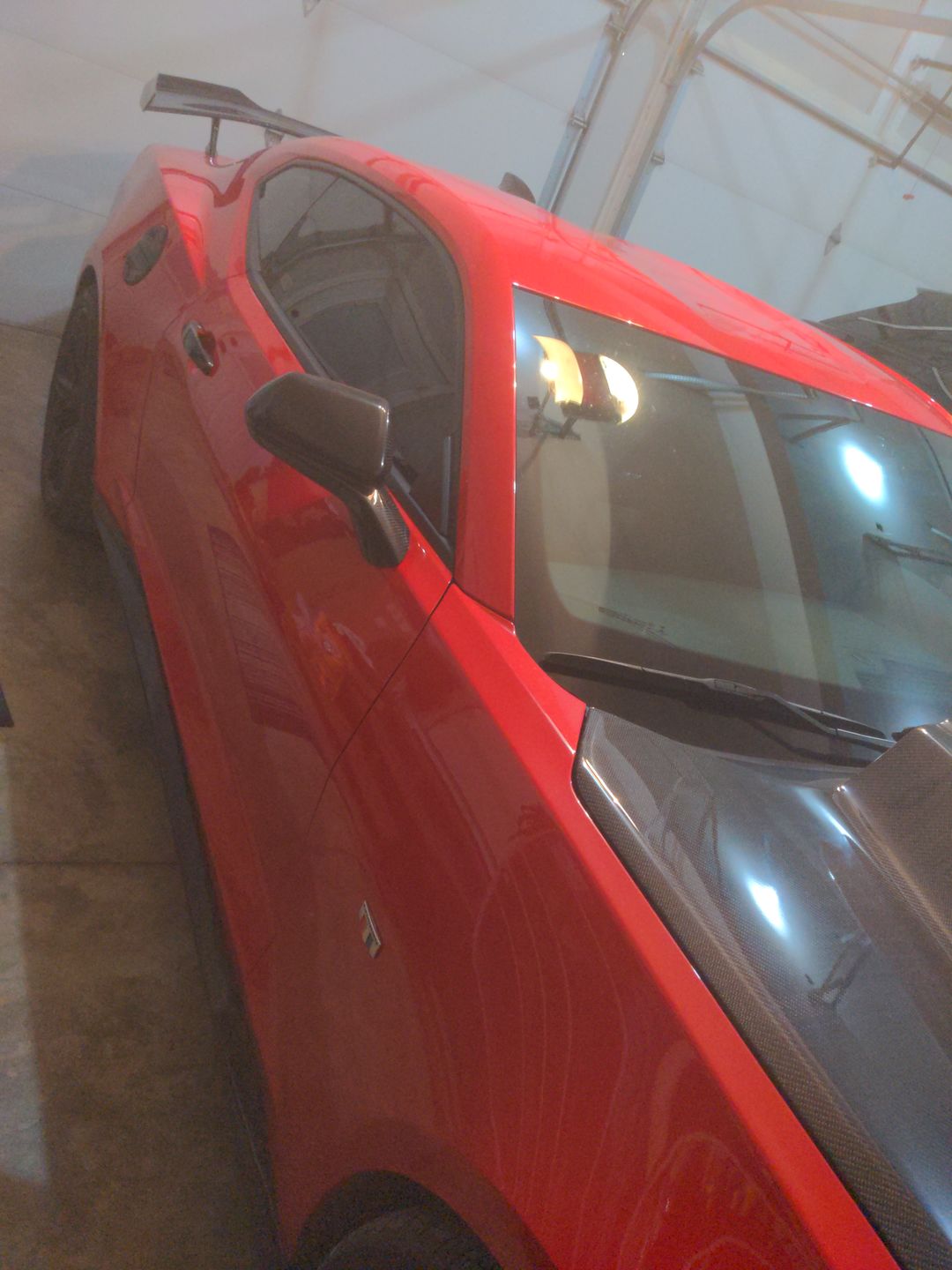 Customer photo review of [2pcs Set] Carbon Fiber Mirror Cover for Chevy Camaro 2016-2023