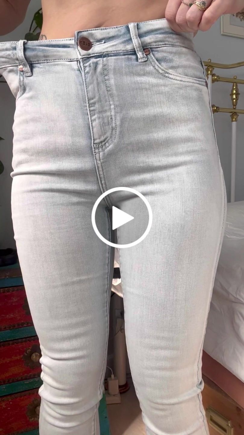Customer video review of Impact High Waist T4X Skinny Jeans - Vintage Blue