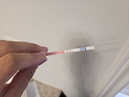 Customer photo review of Pregnancy Test Strips (Ultra-Sensitive)