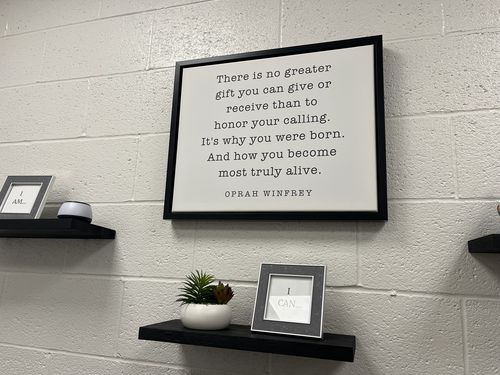 Customer photo review of Custom Text on Canvas Wall Art for Personalized Gifts