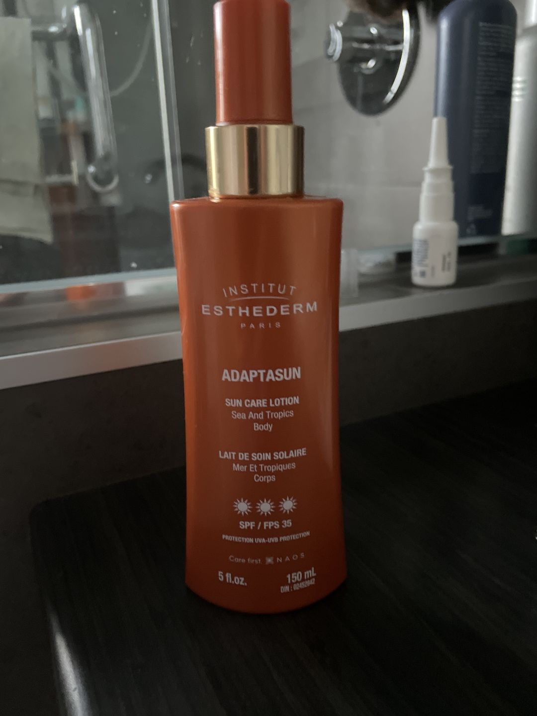 Customer photo review of Adaptasun - Lotion protectrice corps FPS 35