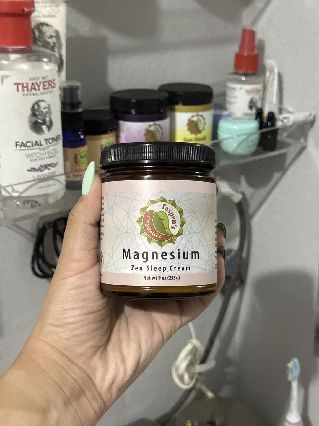 Customer photo review of Magnesium Zen Sleep Cream