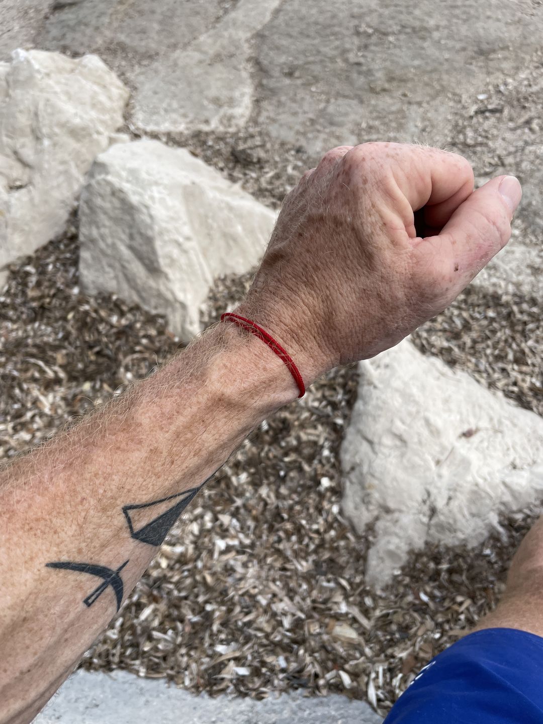 Customer photo review of Bracelet Porte Bonheur "Tibétain"