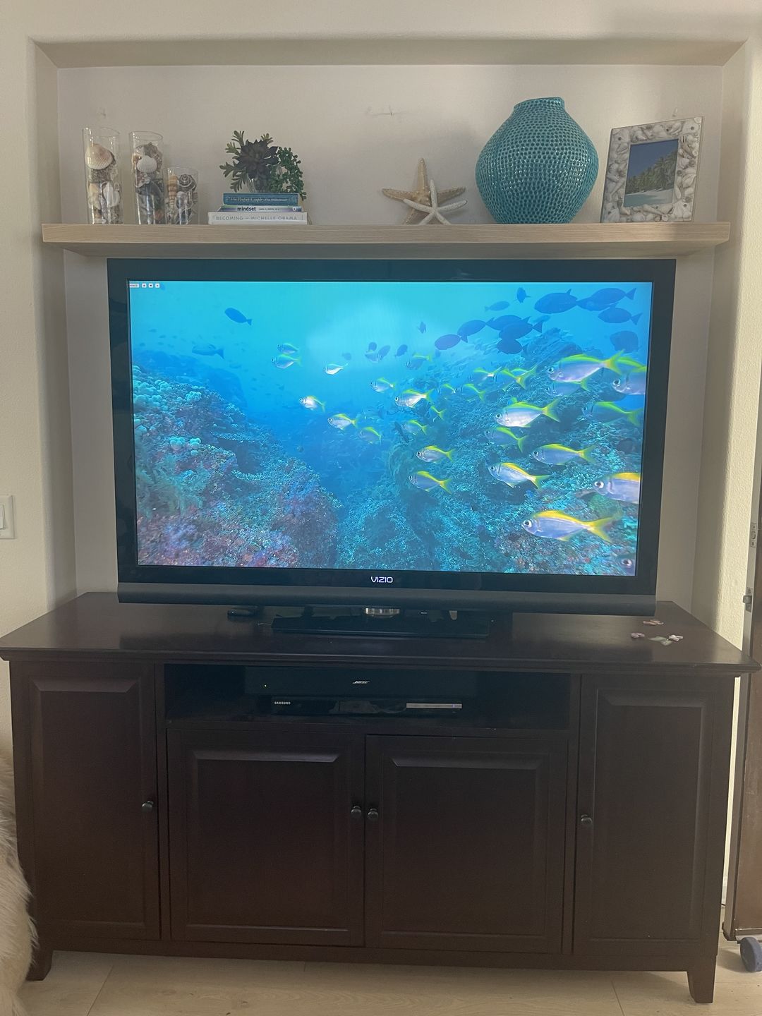 Customer photo review of Ash Floating Shelves