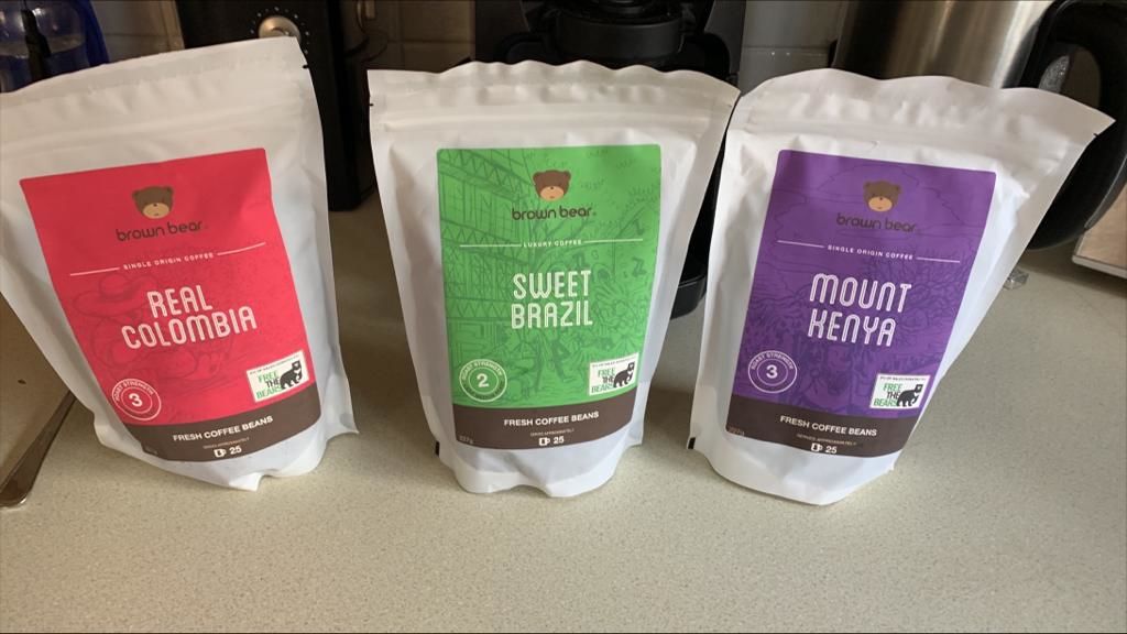 Customer photo review of Medium Roast Coffee Bundle | Brown Bear