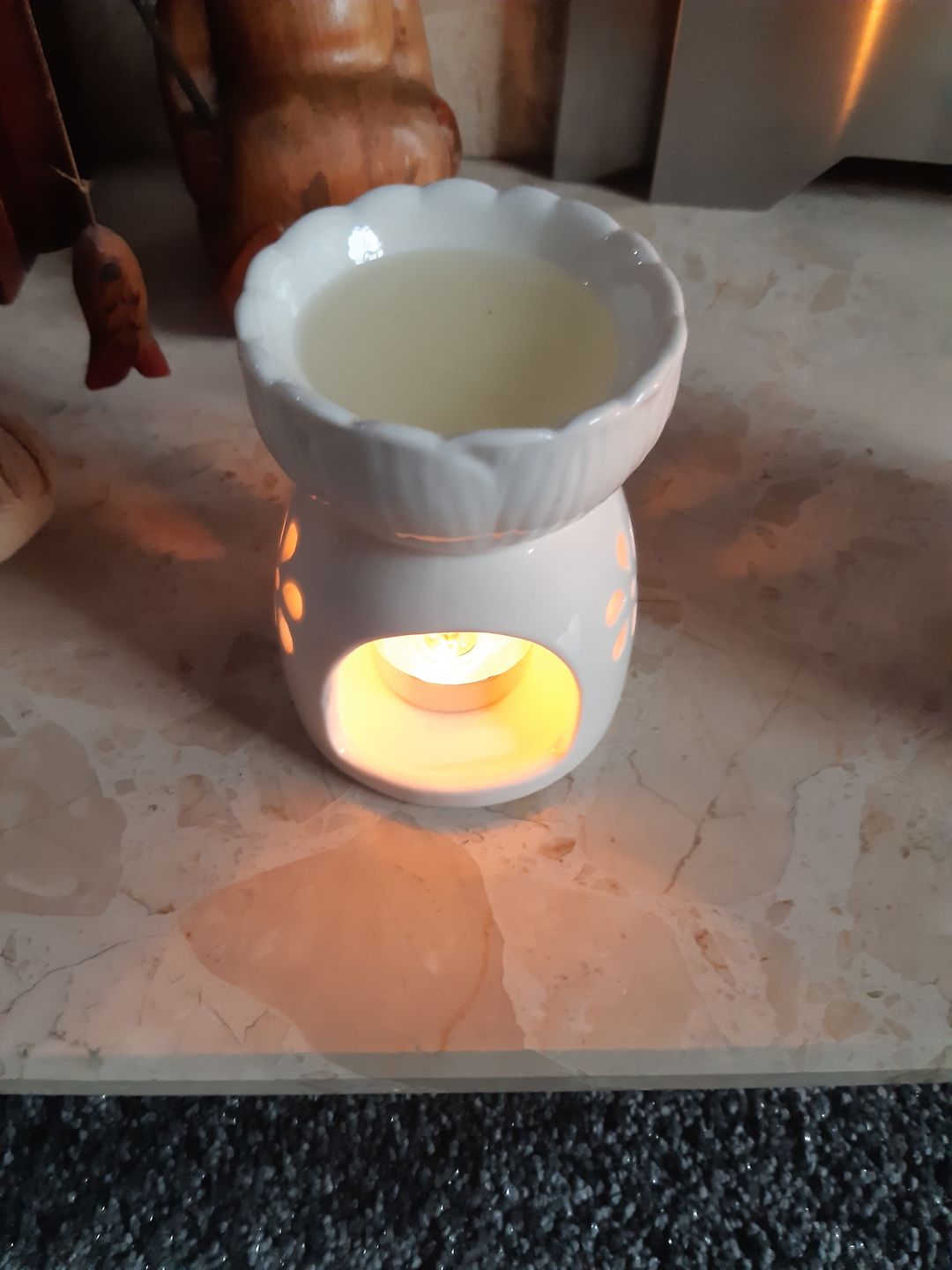 Customer photo review of Coconut & Waterfall Blooms Gel Melt