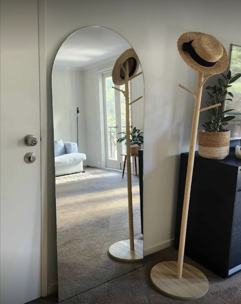 Customer photo review of Cassia - Frameless Full Length Mirror