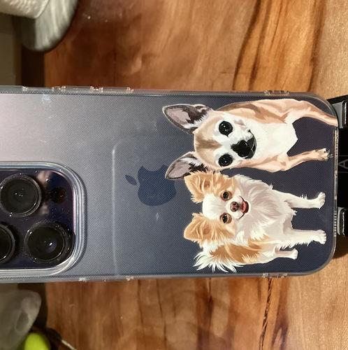 Customer photo review of Custom Pet Phone Case