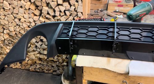 Customer photo review of Volkswagen Rear Diffuser Canards/Spats for Golf MK7, 7.5 GTI