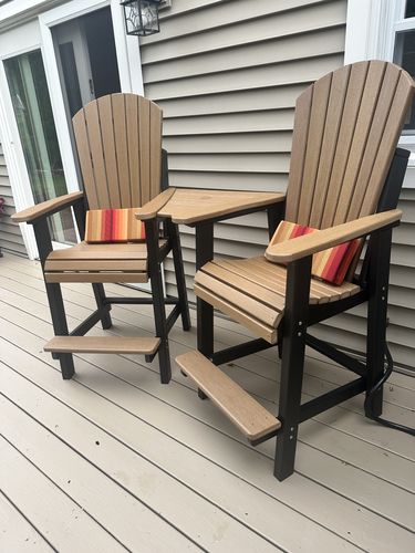 Customer photo review of DuraWeather Poly® Classic Counter Height Tete-a-tete