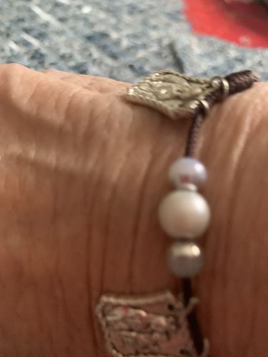 Customer photo review of FREE Scapular Bracelet