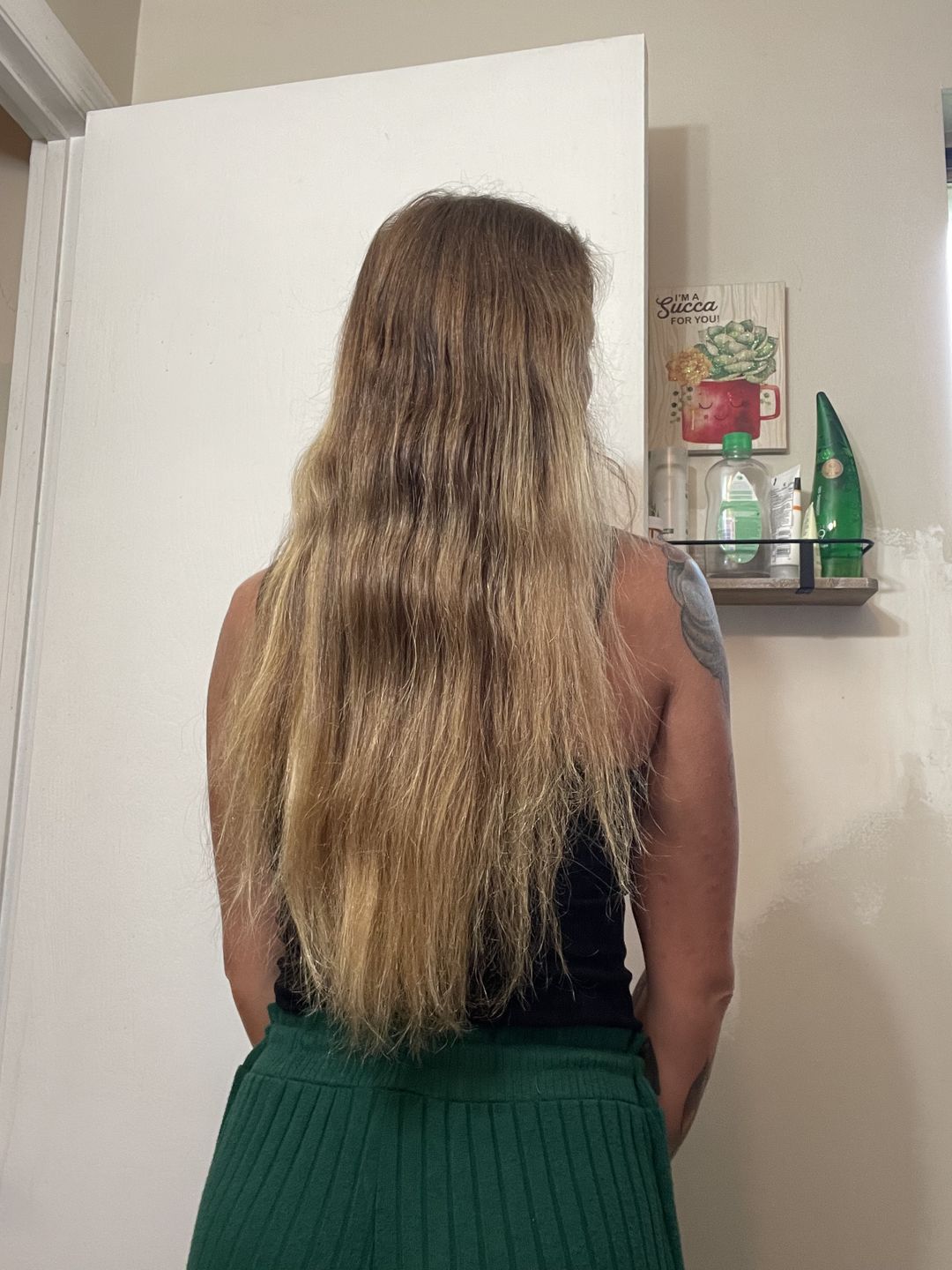 Customer photo review of Hair Growth