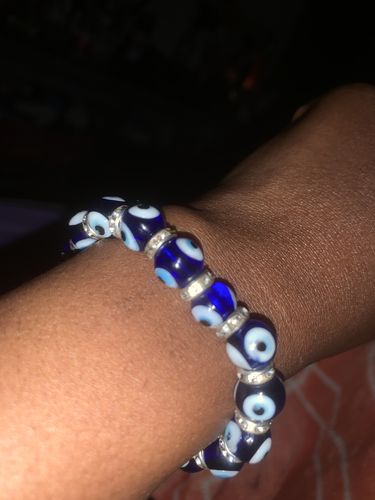 Customer photo review of Evil Eye Bracelet- Protection• Peace