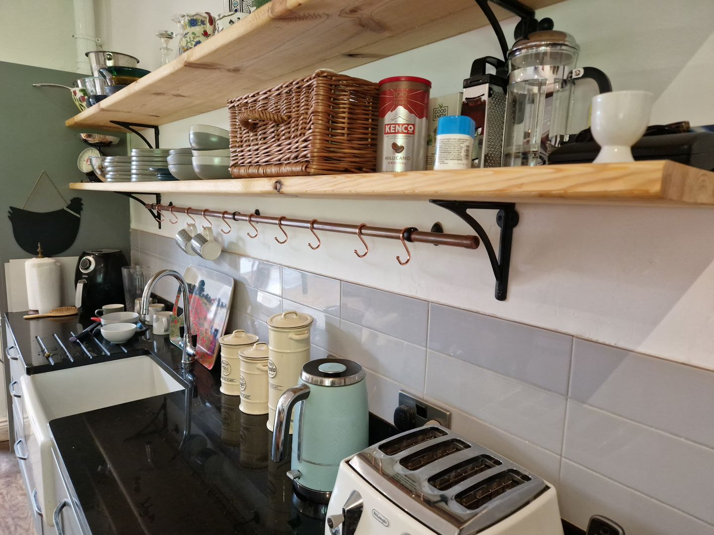 Customer photo review of 8 Inch Ironbridge Cast Iron Shelf Bracket