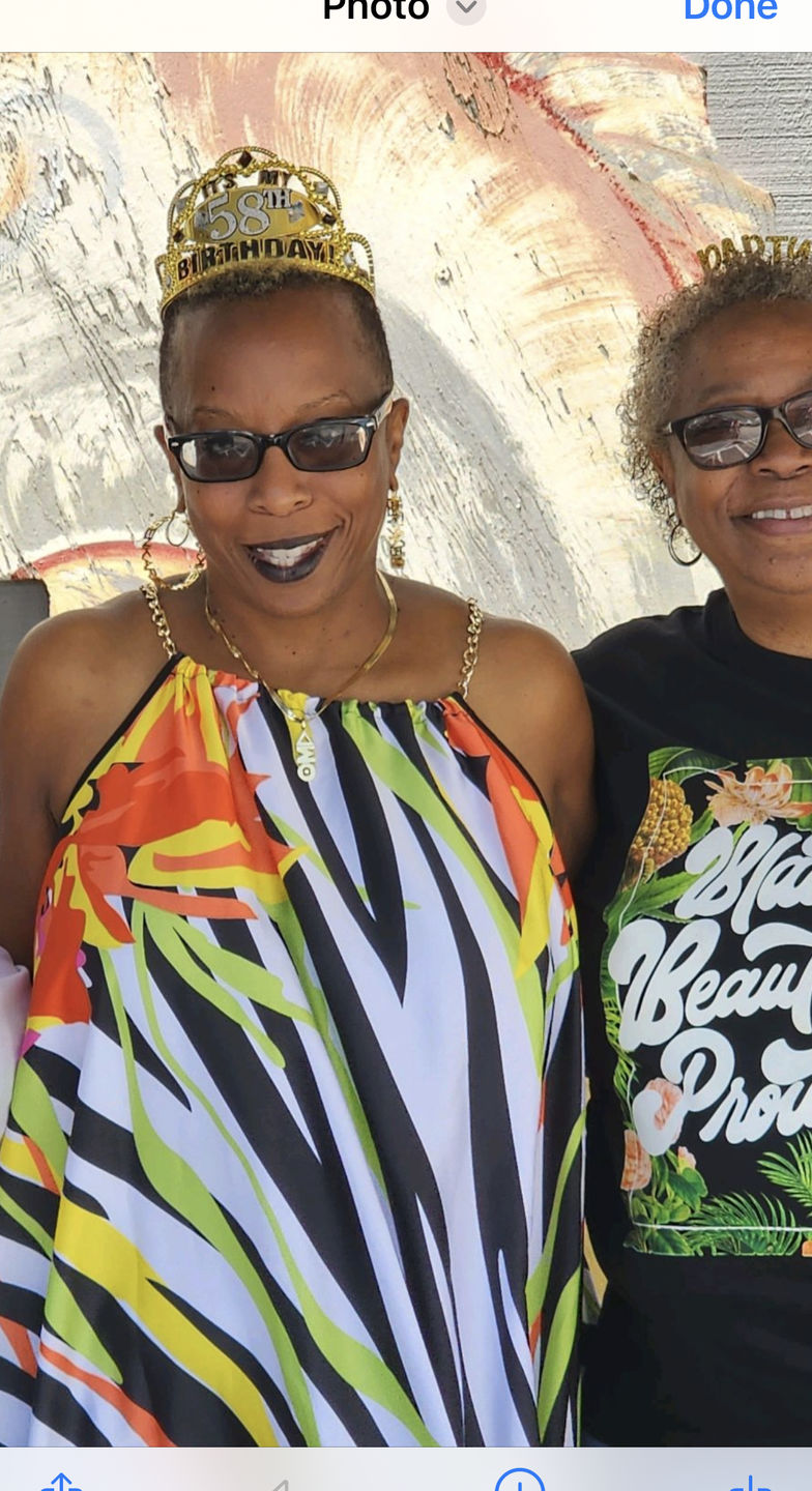 Customer photo review of Hoop Name Earrings