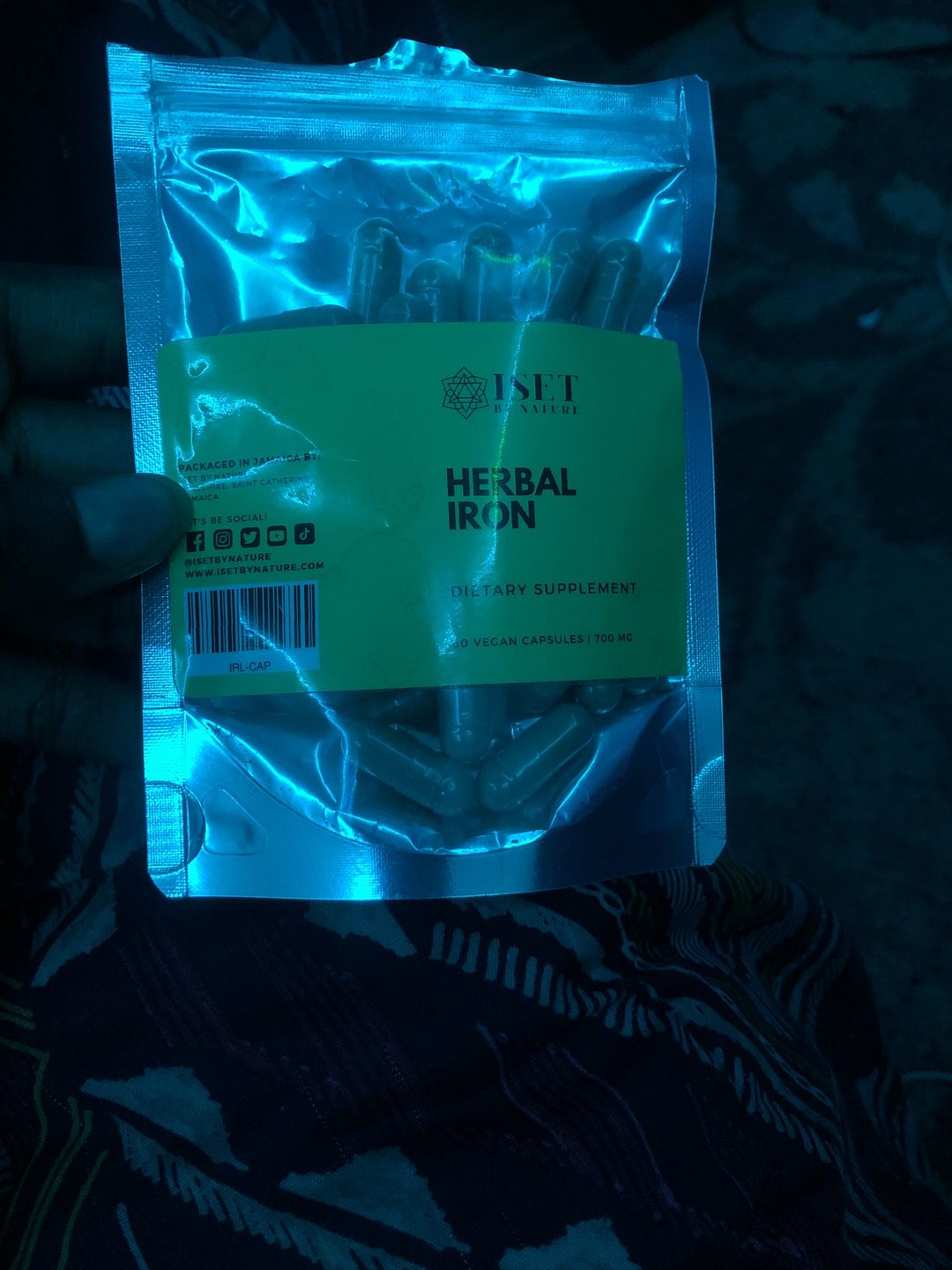 Customer photo review of Iron Lion | Jamaican Roots Supplement with Sarsaparilla, Chaney Root (Cocolmeca), Strongback, Allman Strength