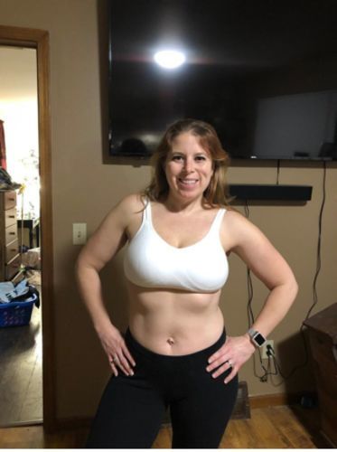 Customer photo review of Glammering® Premium Wireless Shaper Bra