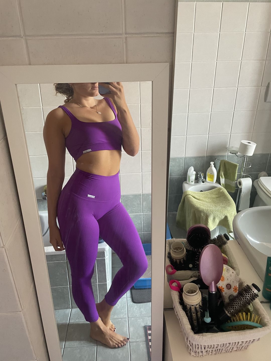 Customer photo review of Top Gym Fashion Violet