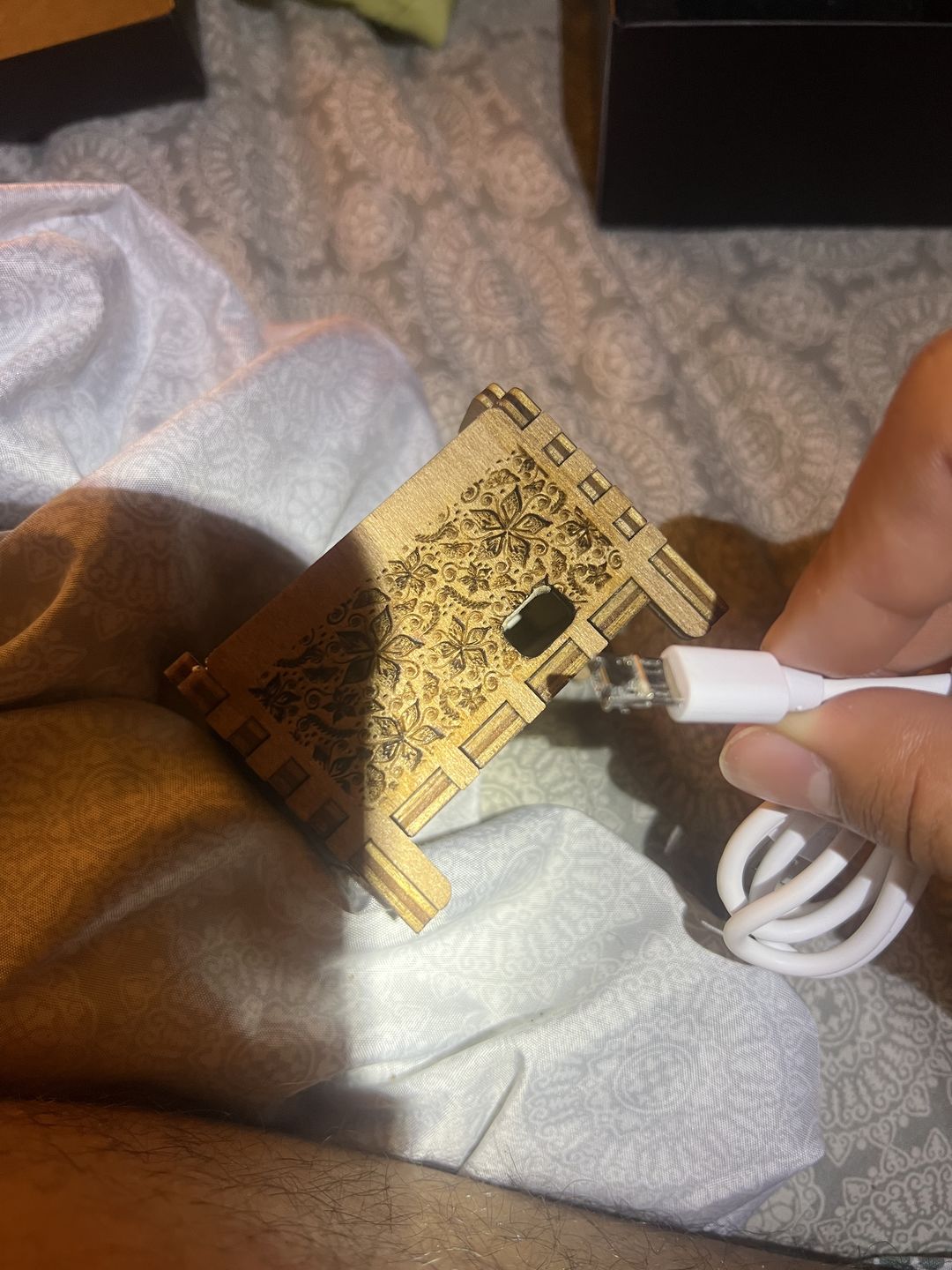 Customer photo review of Custom Digital Music Box - Any song, tune, or voice