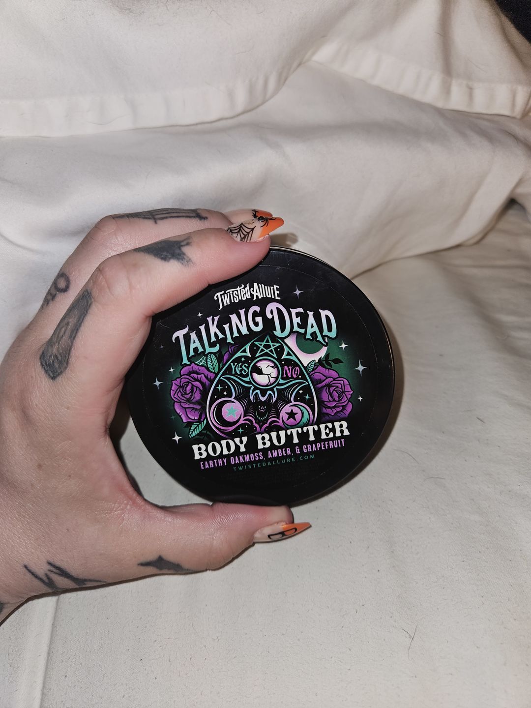 Customer photo review of Talking Dead Body Butter