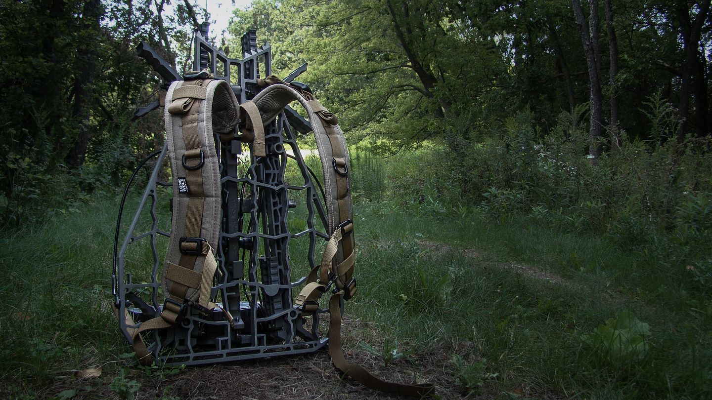 Customer photo review of Treestand Backpack Carrying Straps