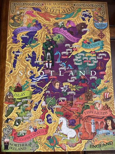 Customer photo review of Whisky Puzzle - Scotland