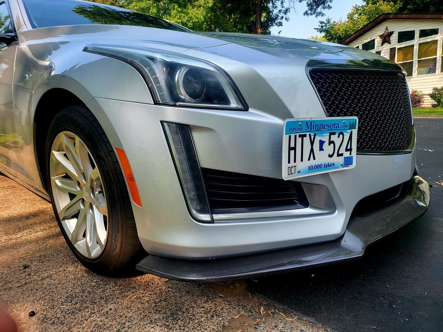 Customer photo review of 2014-19 Cadillac CTS Vsport Performance Front Splitter
