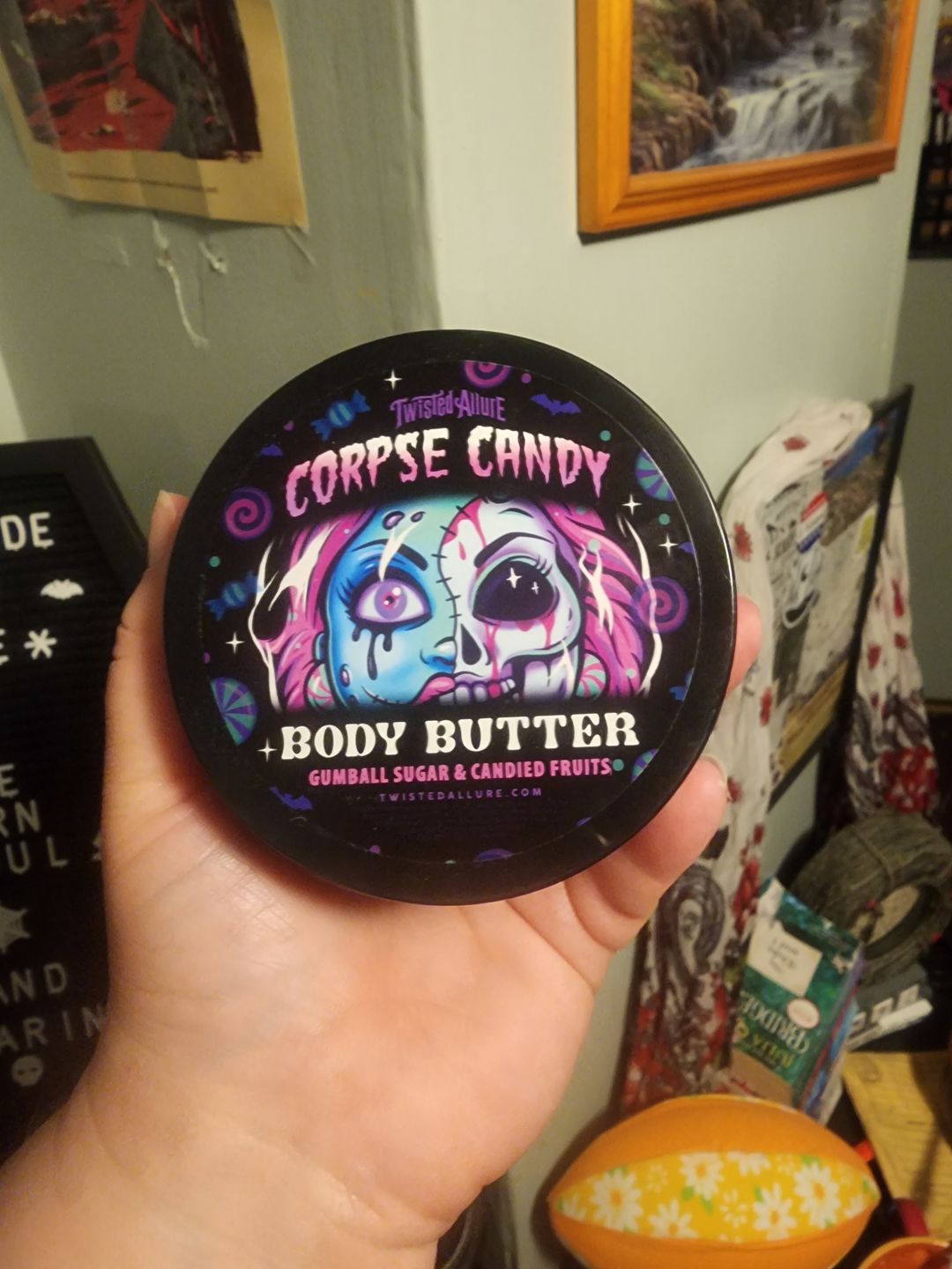 Customer photo review of Corpse Candy Body Butter (Gumball sugar & Candy Fruits)