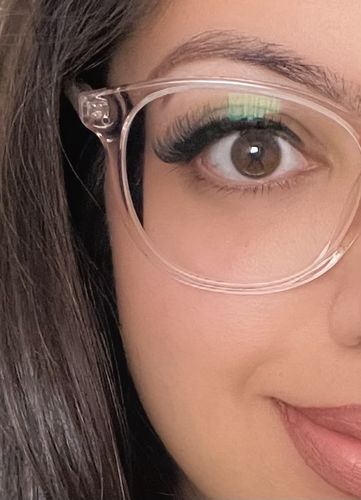 Customer photo review of L.W.I Goal Digger Russian Strip Lashes