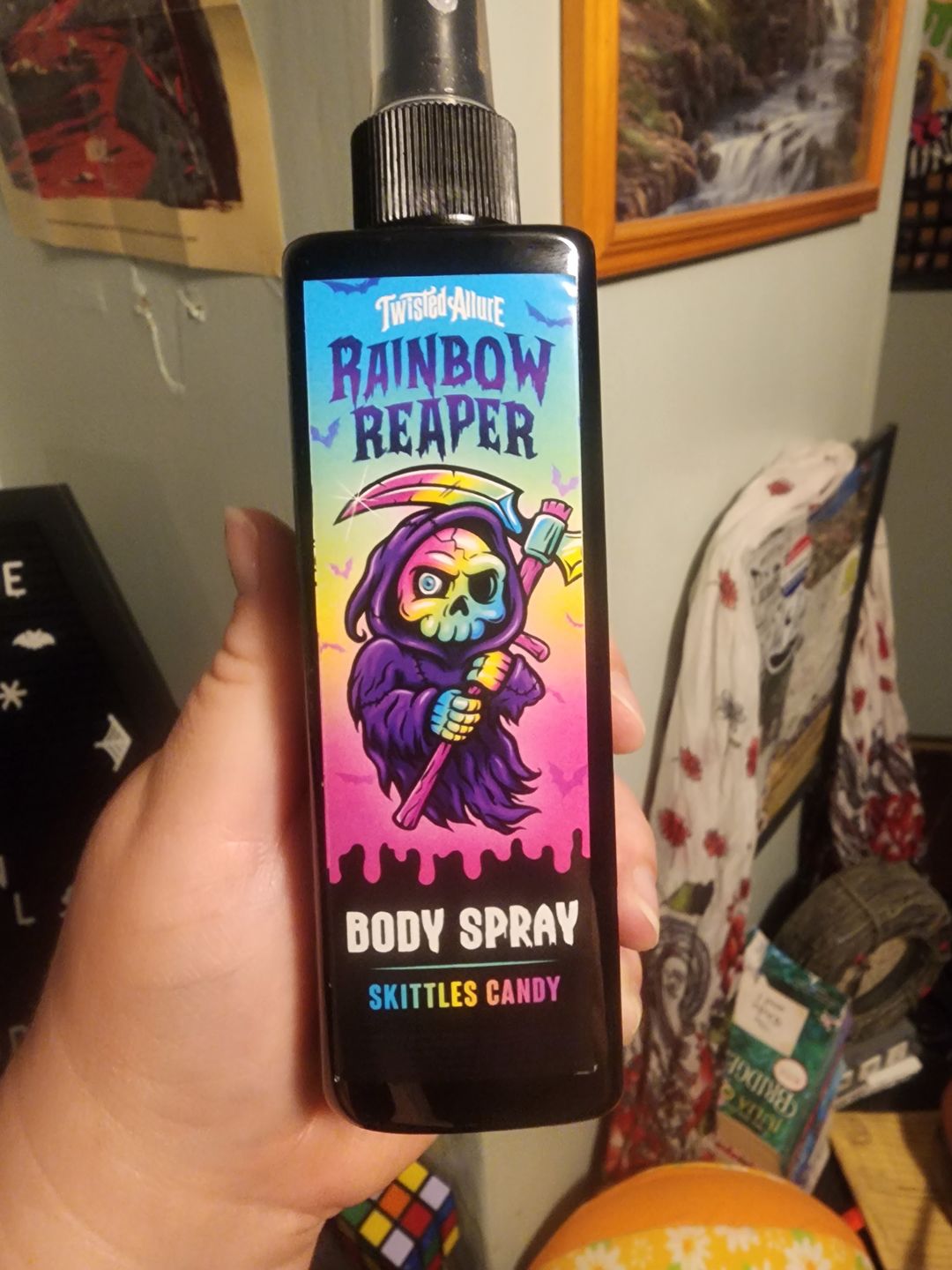 Customer photo review of Rainbow Reaper Body Spray