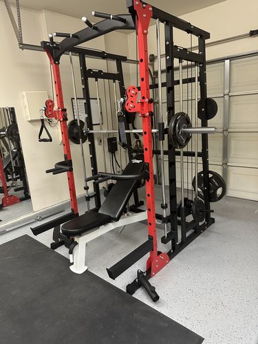 Customer photo review of Major Fitness SML07 All-In-One Home Gym Smith Machine