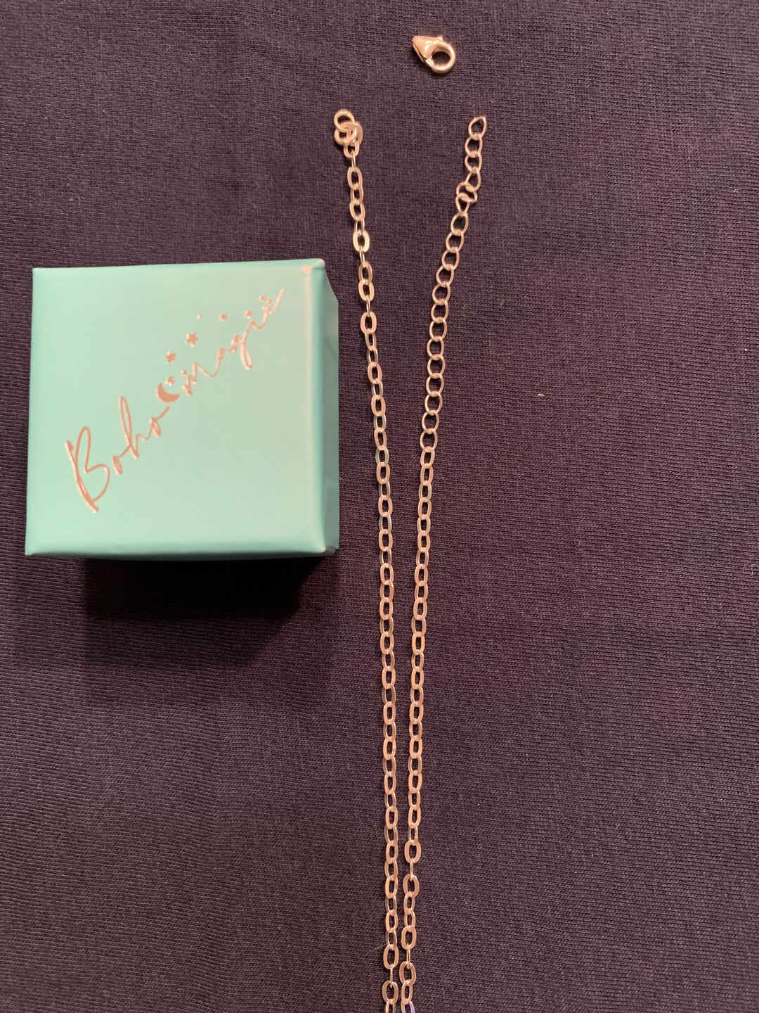 Customer photo review of Aquamarine Teardrop Earrings Sterling Silver