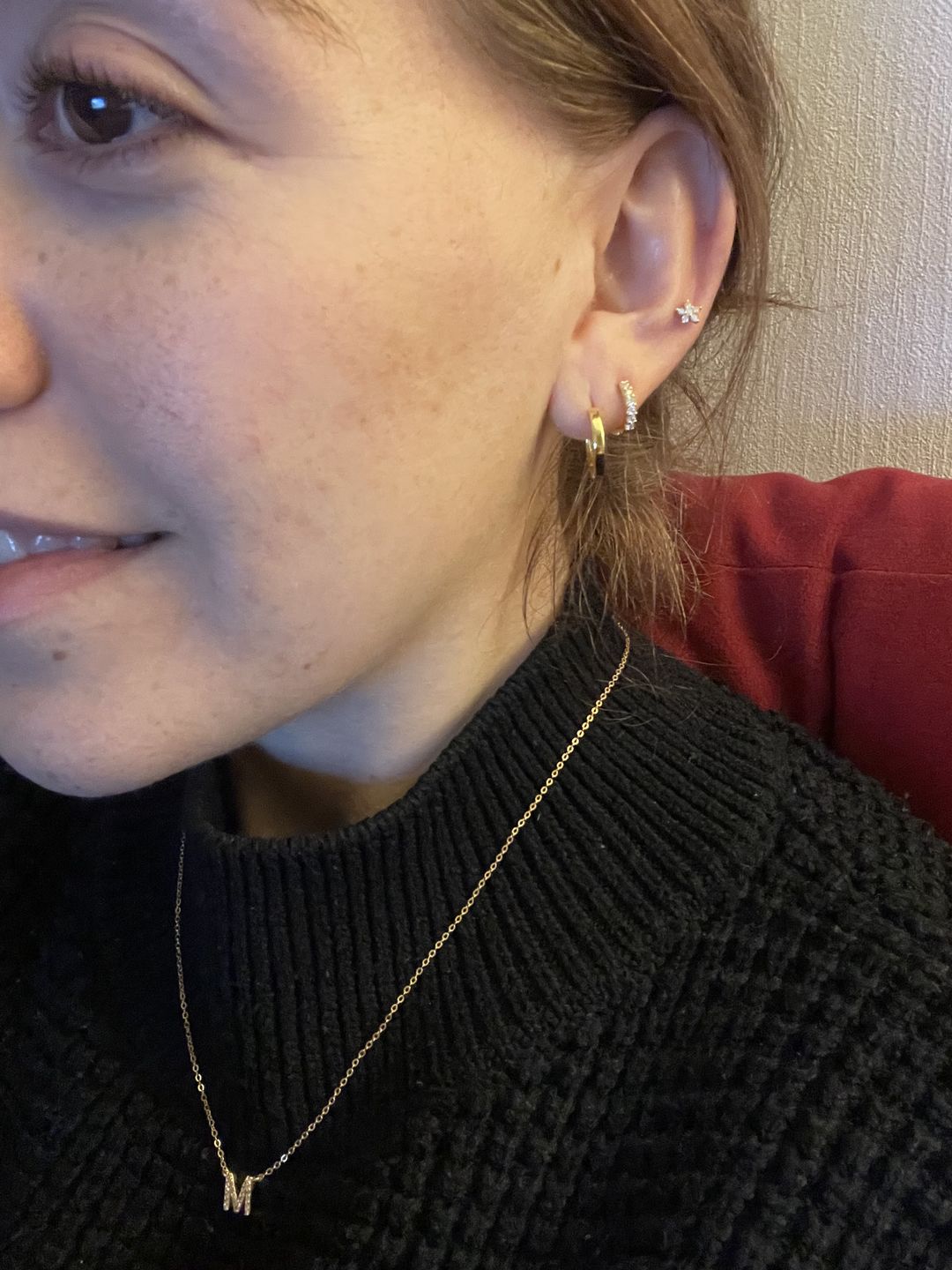Customer photo review of ARGOLLAS POLAR BAÑADAS EN ORO