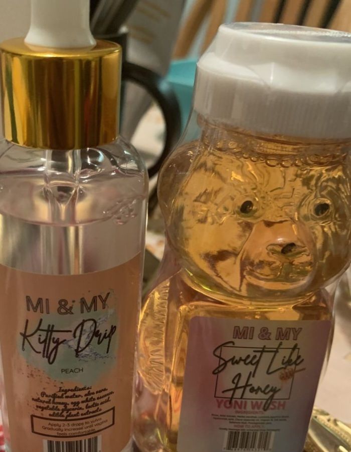 Customer photo review of Sweet Like Honey Yoni Wash