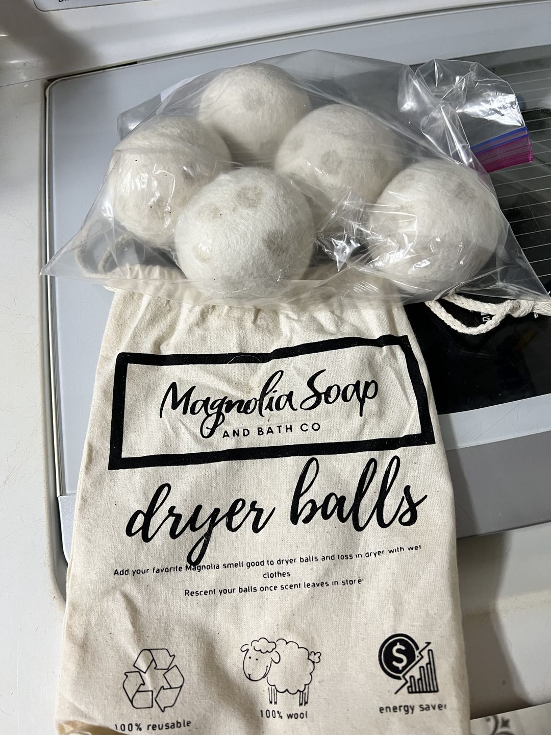 Customer photo review of Dryer Balls 6pack