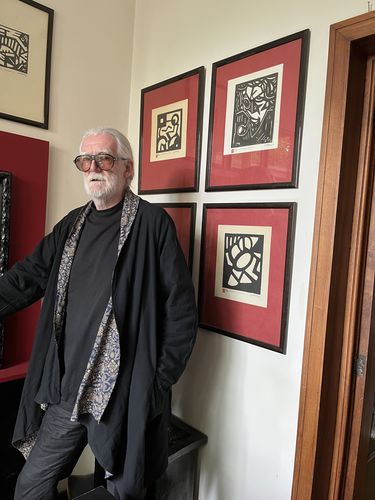 Customer photo review of Han Vintage Double-sided Cardigan