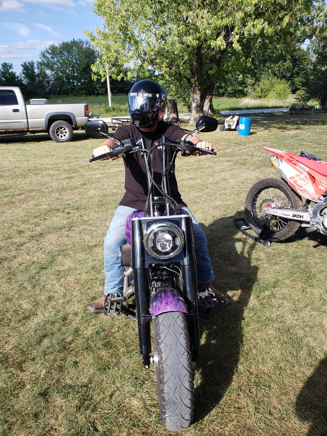Customer photo review of FOREVER TWO WHEELS HELMET VISOR