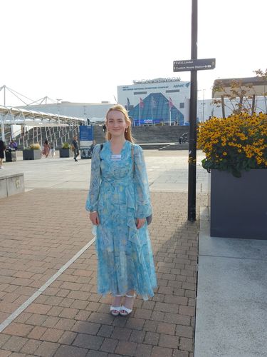 Customer photo review of Starry Night dreamy long dress