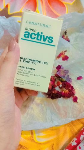 Customer photo review of Niacinamide 10% + Zinc 1% - Super Activs Skin Serum