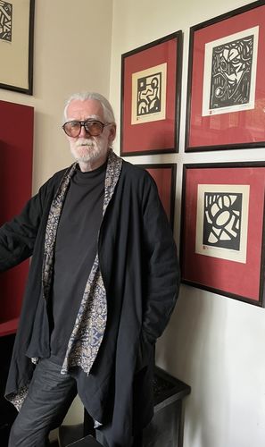 Customer photo review of Half High Neck Cotton T-shirt