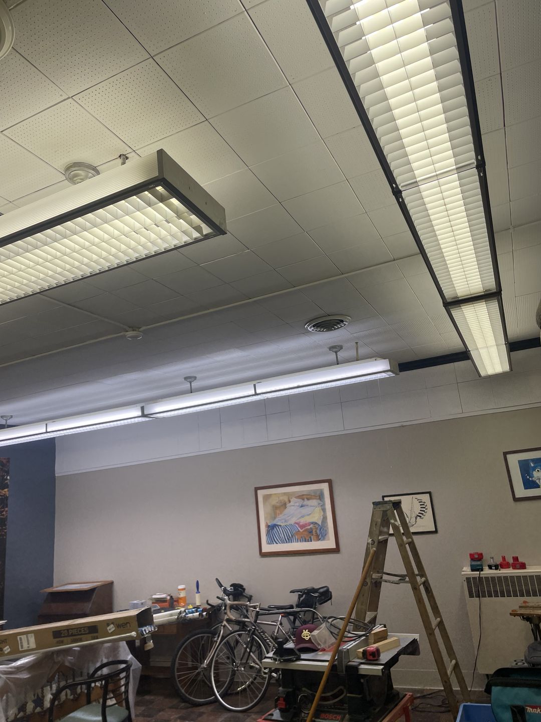 Customer photo review of T8 8ft LED Tube/Bulb - 40W 5600 Lumens 5000K Frosted, Single Pin, Double End Power - Ballast Bypass