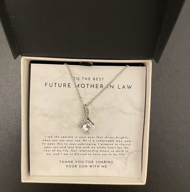 Customer photo review of Mother Of The Groom Gift, Mother In Law Gift