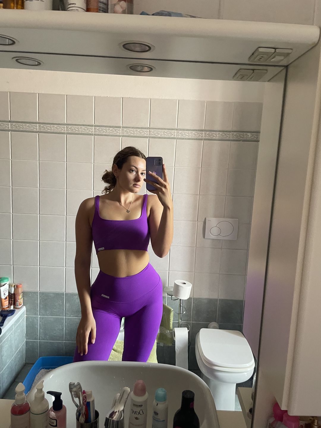 Customer photo review of Leggings All-Up Violet