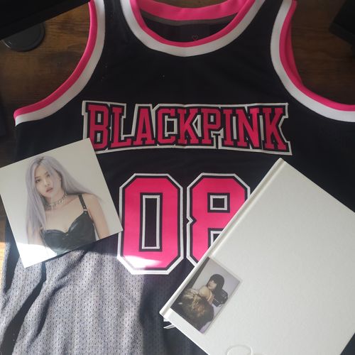 Customer photo review of Born Pink Basketball Jersey