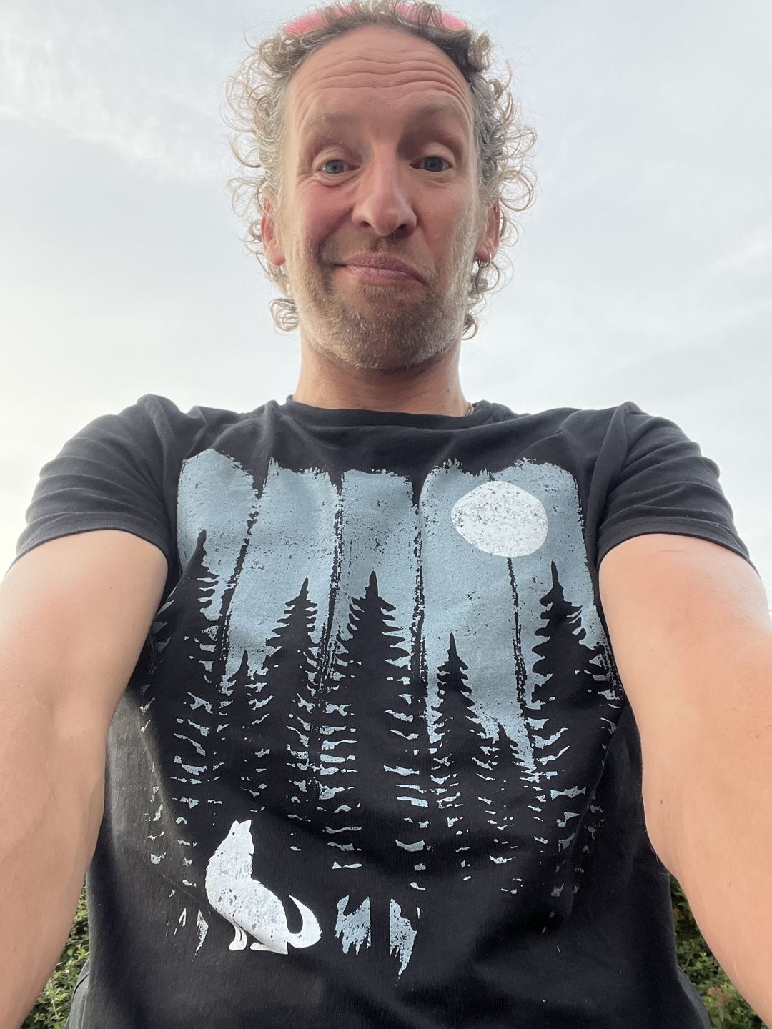 Customer photo review of WOLF IM WALD - Bio Herren Shirt