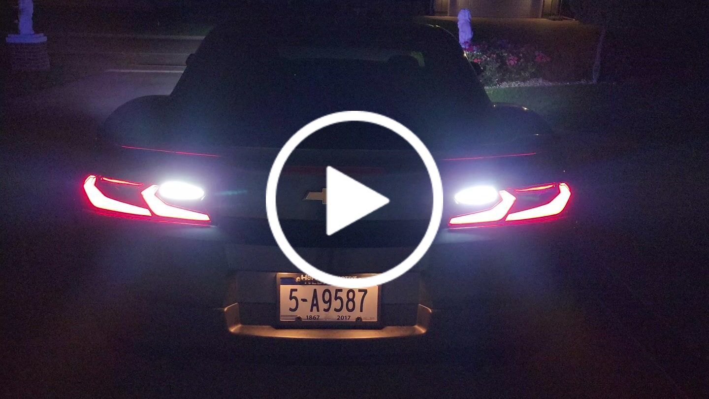 Customer video review of 2014-2015 CHEVY CAMARO UMBRA LED TAILLIGHTS GLOSS BLACK/SMOKE LENS